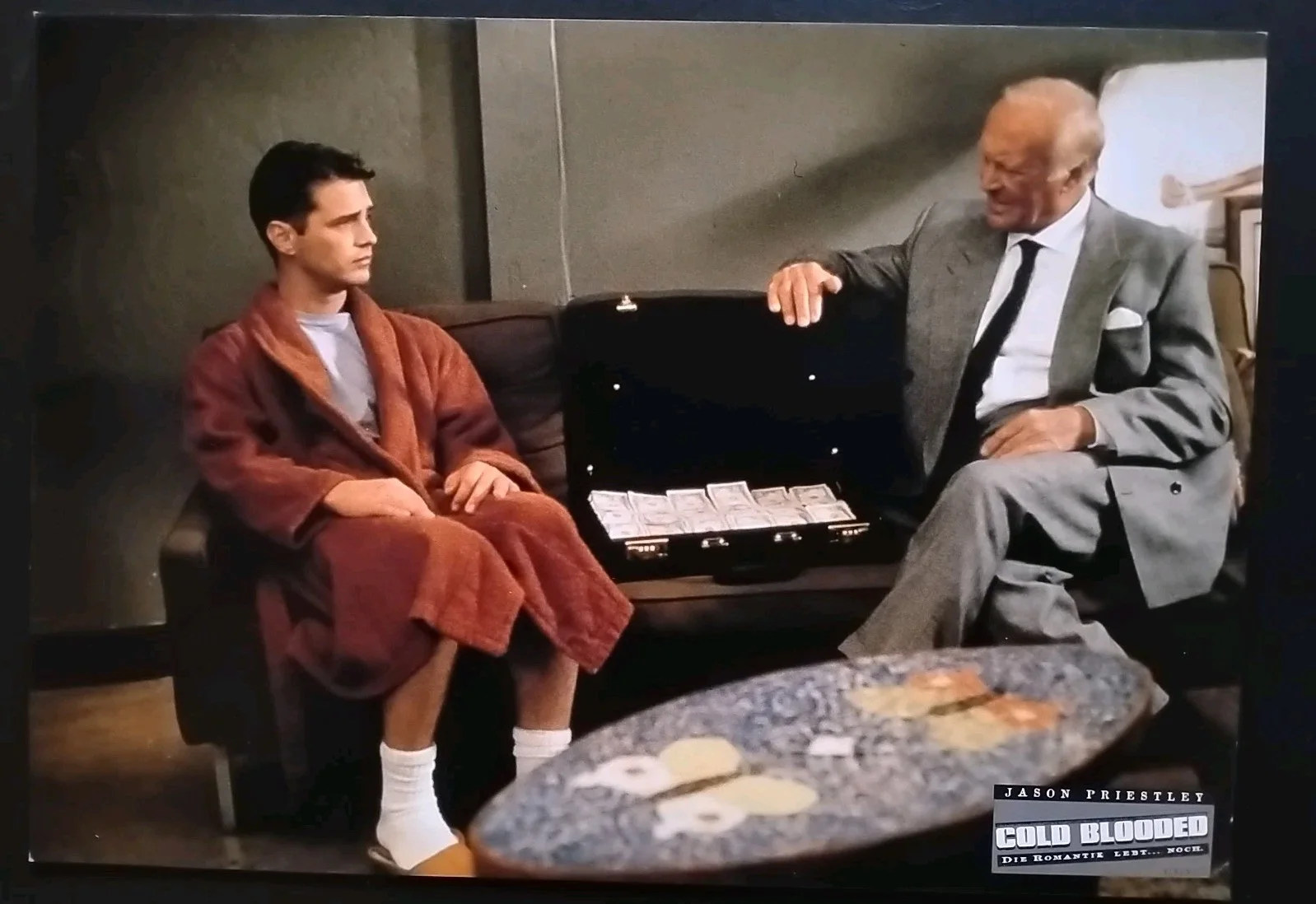 Jason Priestley — JASON PRIESTLEY Autographed 4x6 + 8 COLD BLOODED 11x14 Lobby Cards, изображение 5