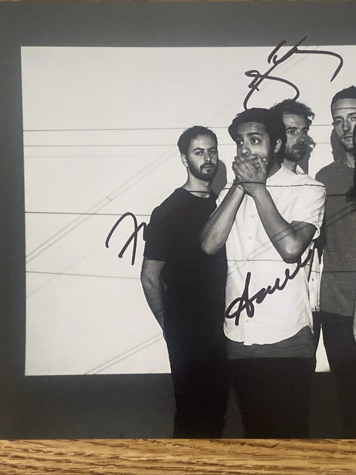 Young The Giant Band Autographed 8x10 Photo Sameer Gadhia +3, изображение 2