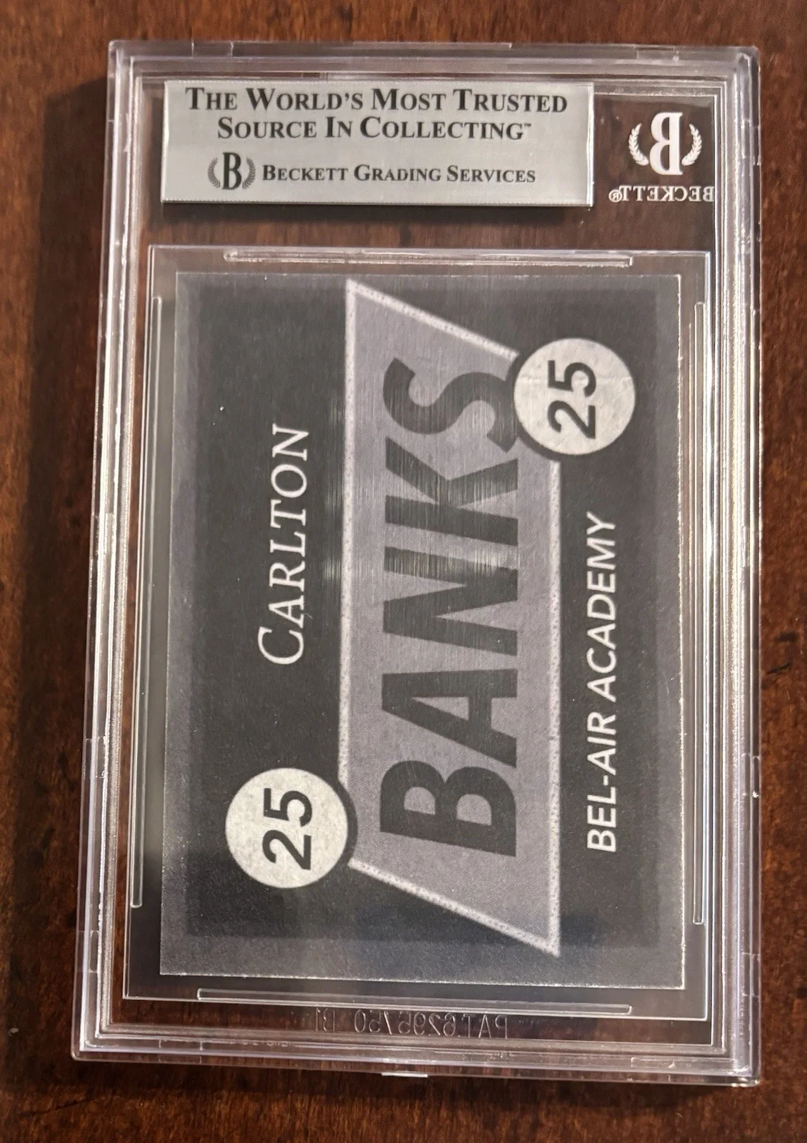 Alfonso Ribeiro — Alfonso Ribeiro “Carlton Banks” Fresh Prince Signed Custom Card BECKETT Auto, изображение 3
