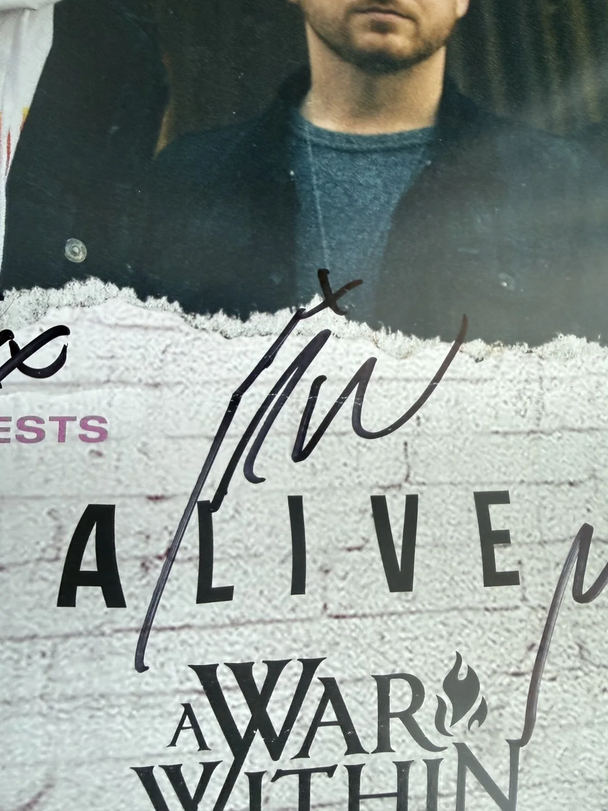 Blessthefall Signed Hard Feelings Tour Poster 2018, image 5