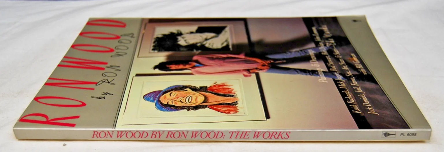 Ron Wood Signed The Works Book with Bill German 1987 Harper & Row Music Original, изображение 2