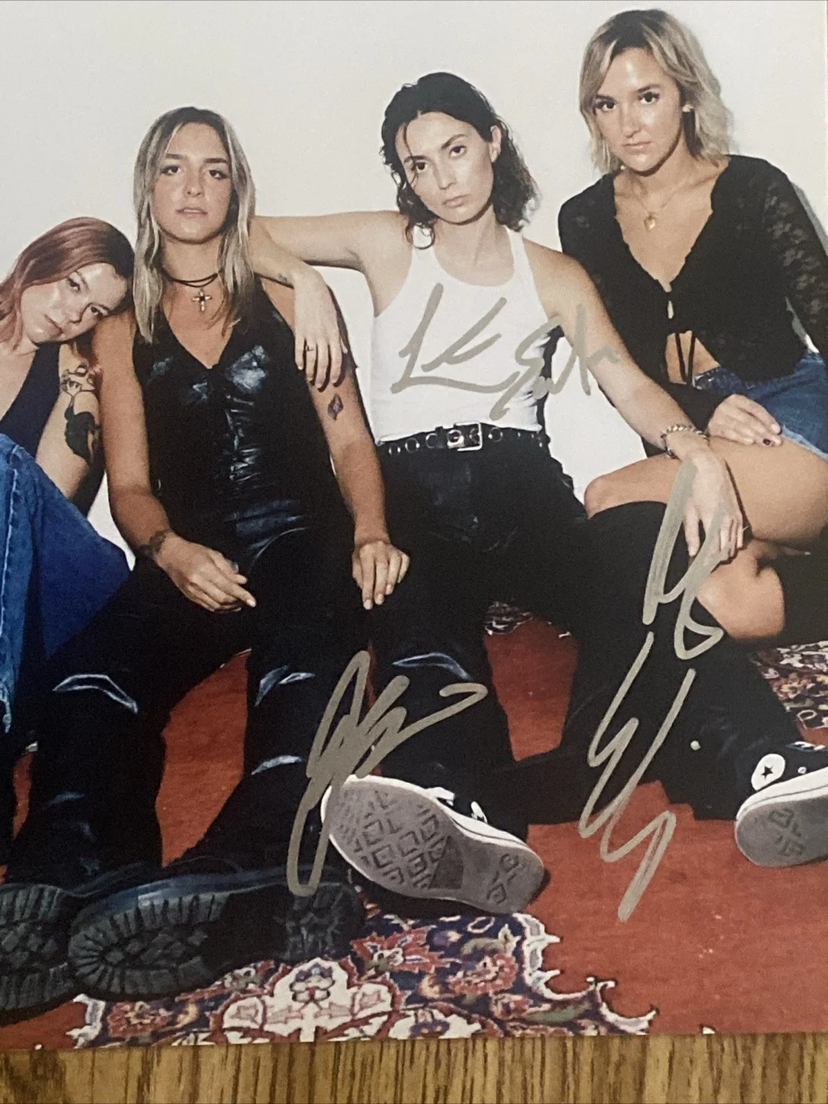 The Beaches Band Full Autographed 8x10 Photo Jordan Miller +3, image 2