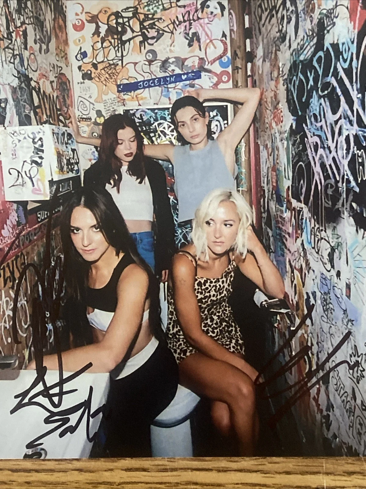The Beaches Band Full Autographed 8x10 Photo Jordan Miller +3, image 3