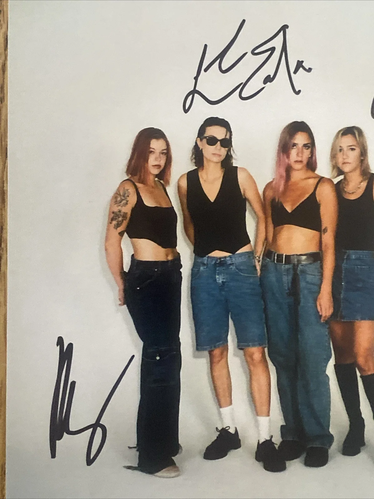 The Beaches Band Full Autographed 8x10 Photo Jordan Miller +3, image 2