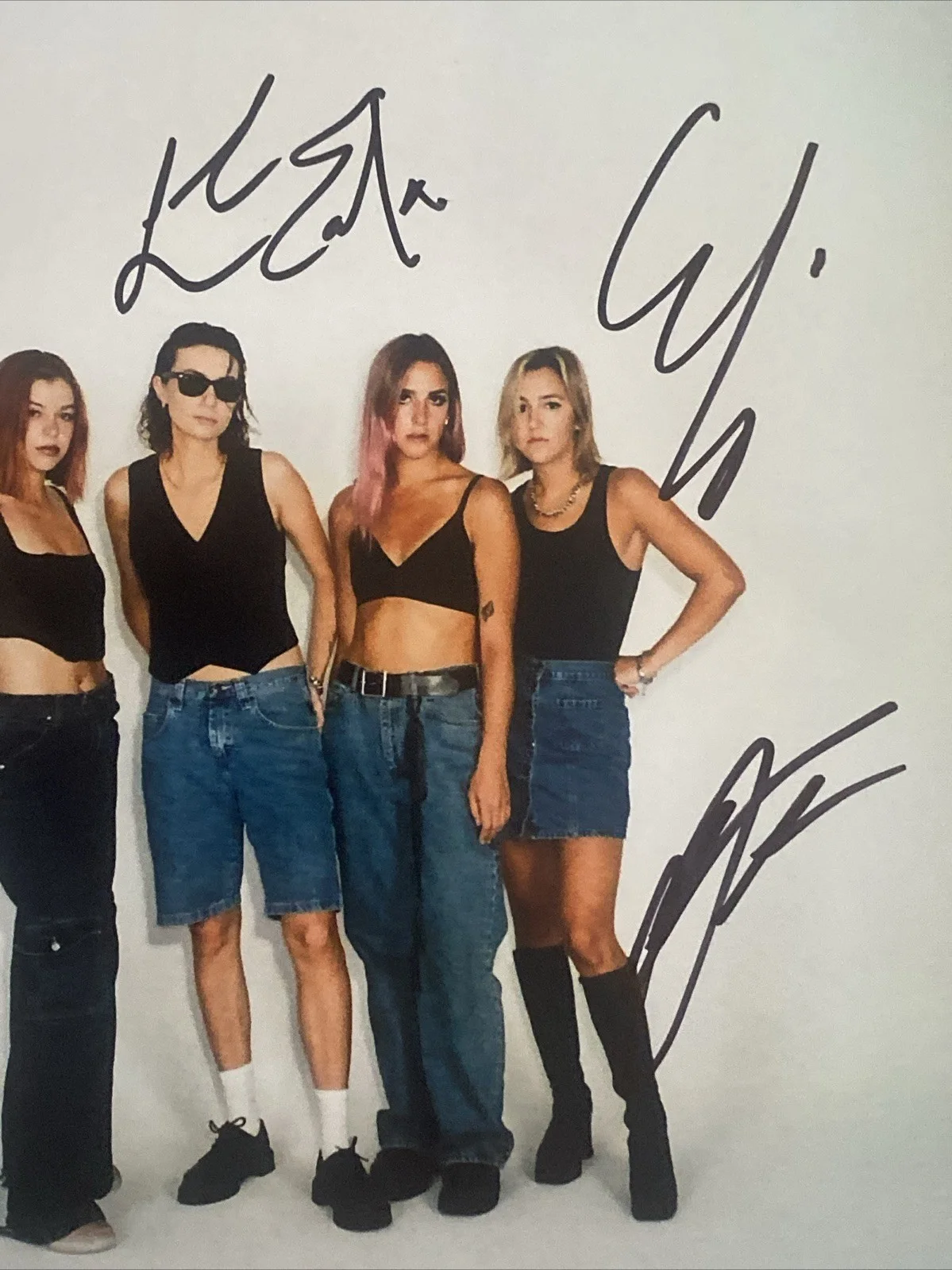 The Beaches Band Full Autographed 8x10 Photo Jordan Miller +3, image 3