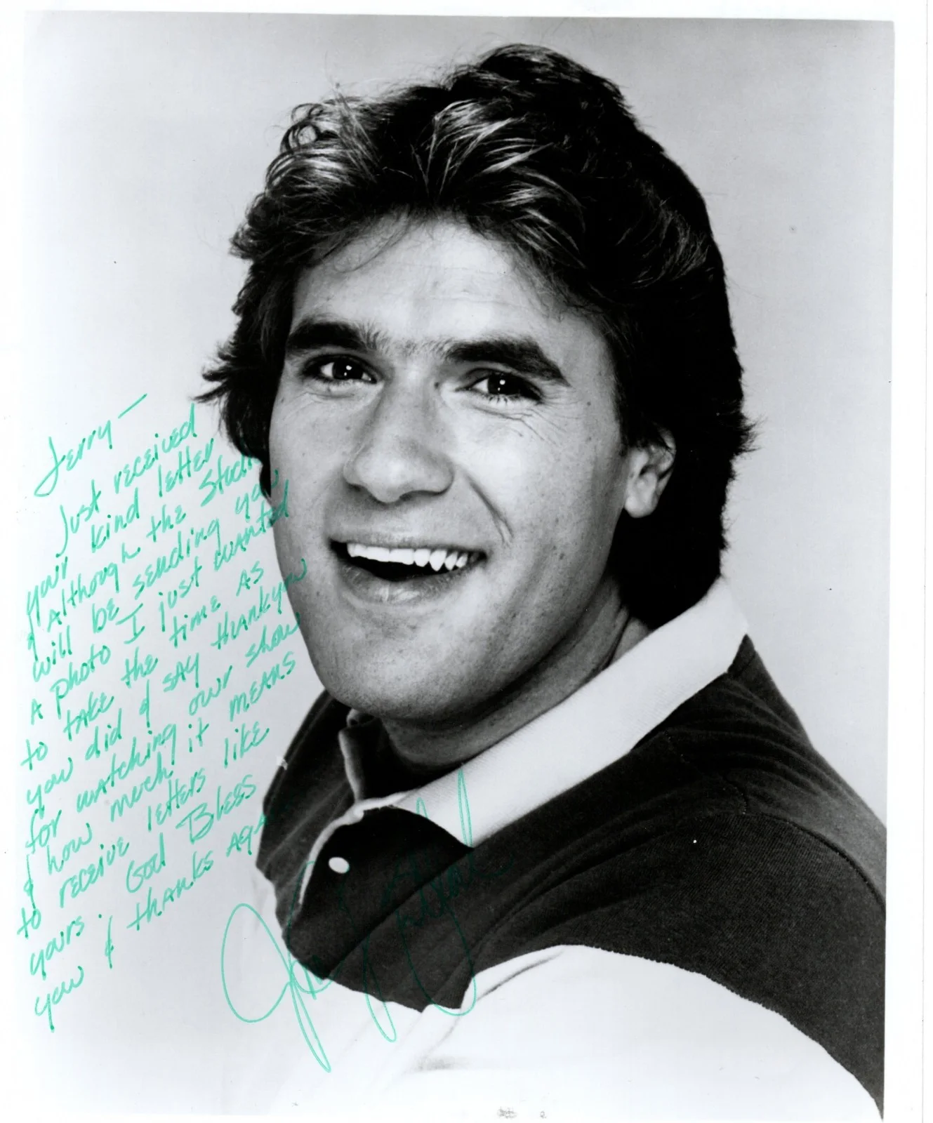 Jim J. Bullock — JIM J BULLOCK Autograph 1980 Signed 8X10 B&W TOO CLOSE FOR COMFORT Photo w/ COA