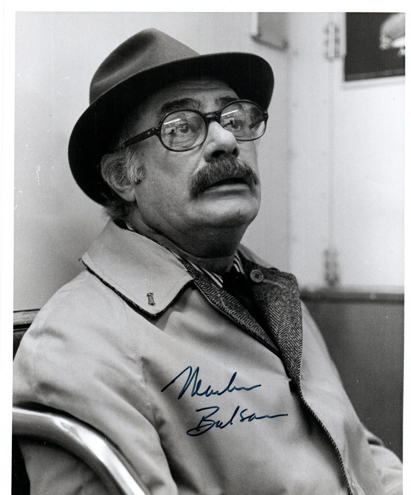 Martin Balsam — MARTIN BALSAM Autograph Signed 1974 B&W Photo w/ COA THE TAKING OF PELHAM 123