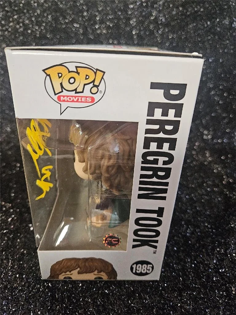BILLY BOYD — BILLY BOYD HAND SIGNED FUNKO POP! 1985 PEREGRIN TOOK LORD OF THE RINGS W/ COA, изображение 3