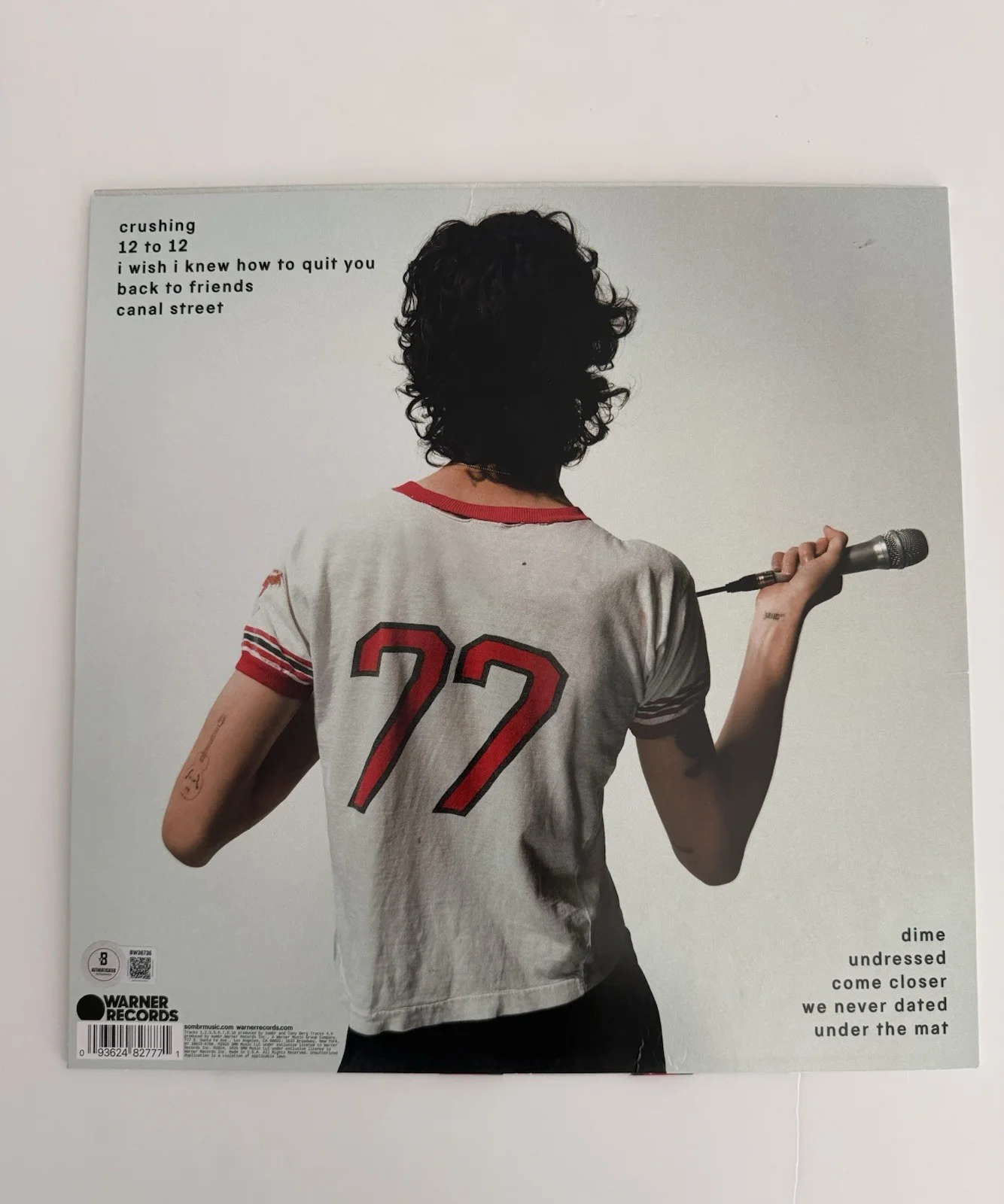 Sombr Signed Vinyl Beckett Authenticated I Barely Know Her, изображение 3