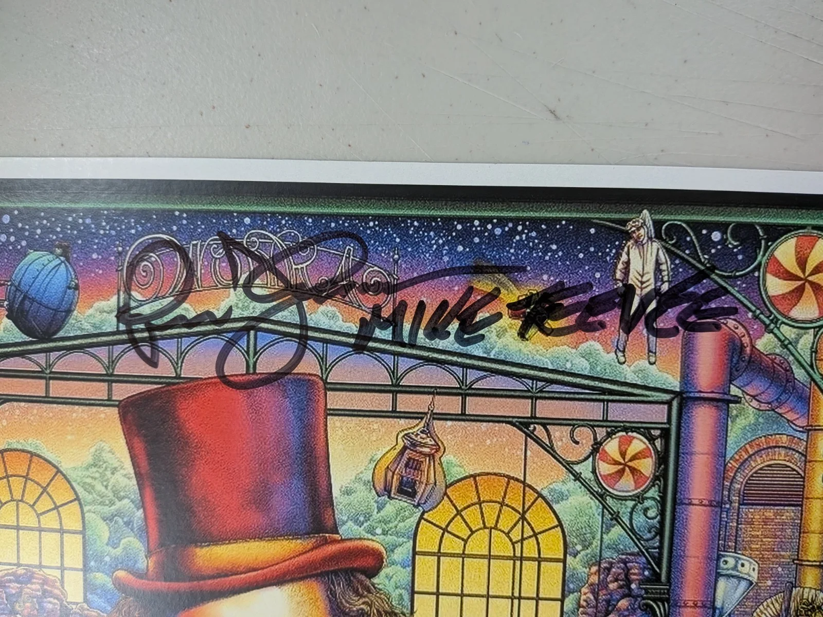 Paris THEMMEN - Julie Dawn COLE 2x Signed 11x17 Poster Willy Wonka JSA COA A, изображение 3