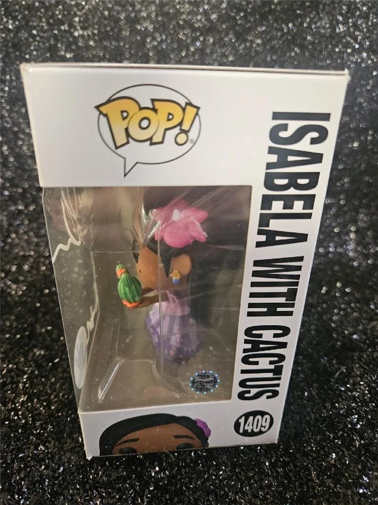 DIANE GUERRERO — DIANE GUERRERO SIGNED FUNKO POP 1409 DISNEY ENCANTO ISABELA WITH CACTUS W/ COA, image 3