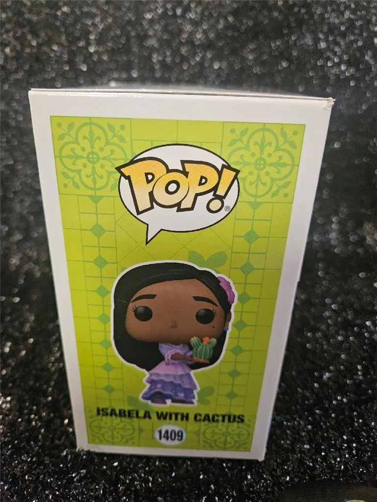 DIANE GUERRERO — DIANE GUERRERO SIGNED FUNKO POP 1409 DISNEY ENCANTO ISABELA WITH CACTUS W/ COA, image 5