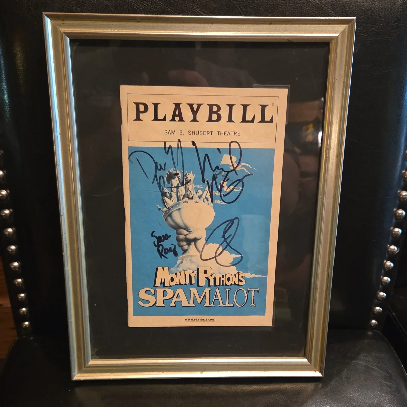 Cannot determine — Monty Python's Spamalot Original Signed Playbill Sam S. Shubert Theatre, image 2