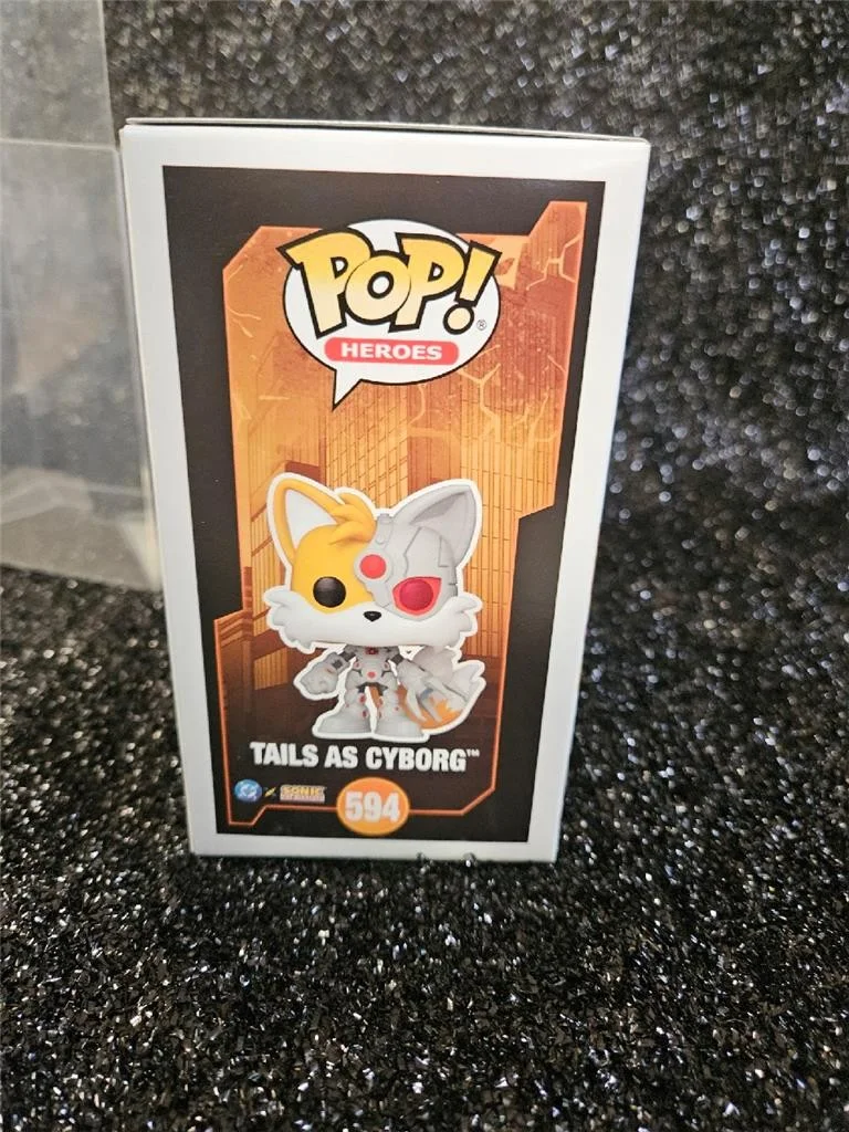 RYAN REYNOLDS — KHARY PAYTON SIGNED FUNKO POP 594 SONIC HEDGEHOG TAILS AS CYBORG DC W/ COA, image 5