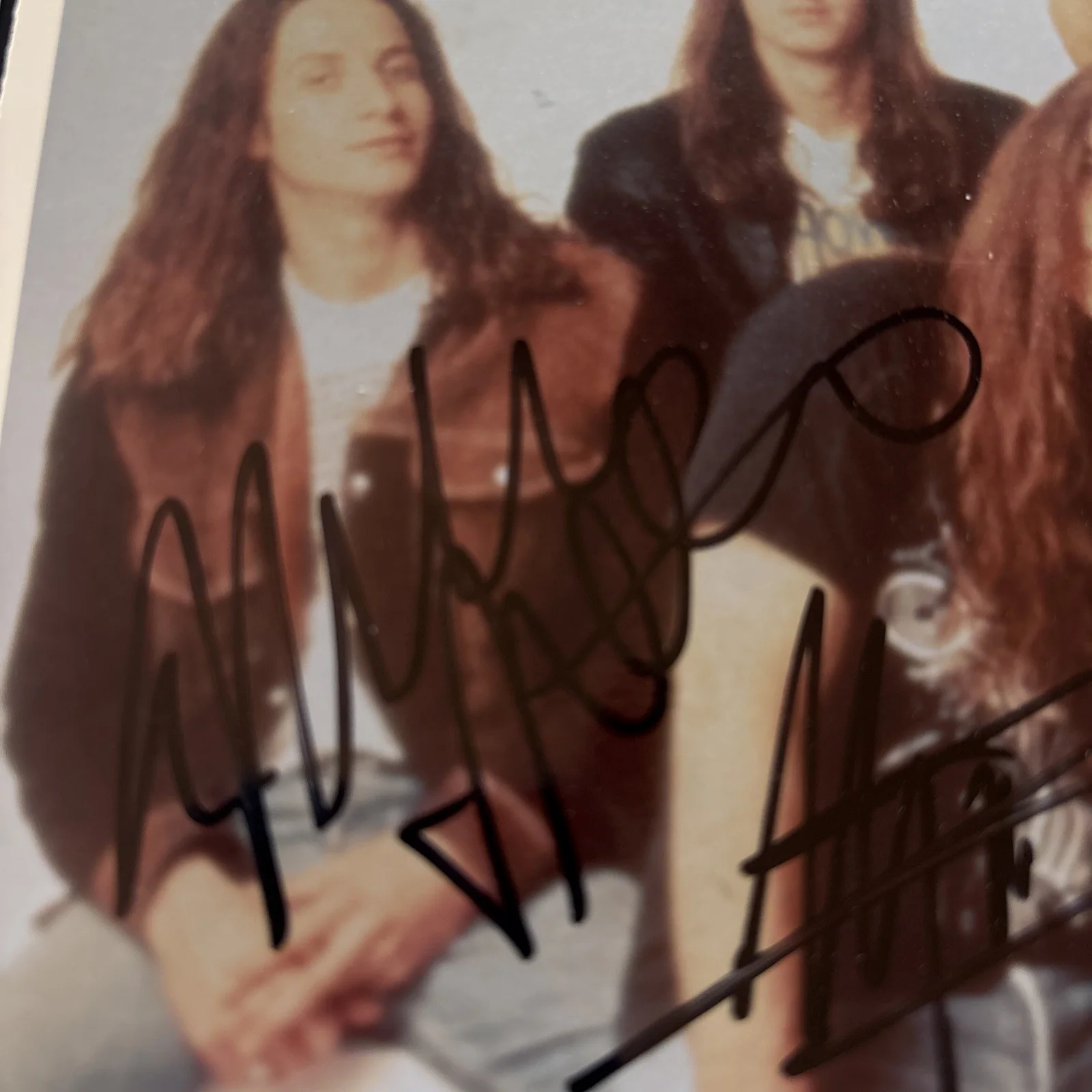 Pearl Jam Signed 8x10 Photo (1993-95) Eddie Vedder Jeff Ament Stone Gossard etc, image 4