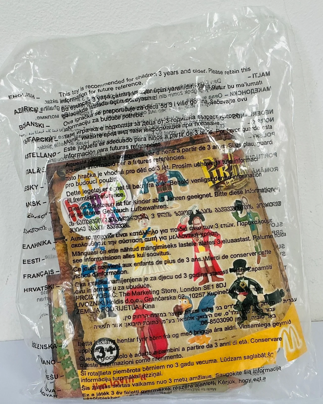 MCDONALDS PIRATE WITH A SCARF TOY FIGURE PIRATES IN AN ADVENTURE WITH SCIENTISTS, изображение 3