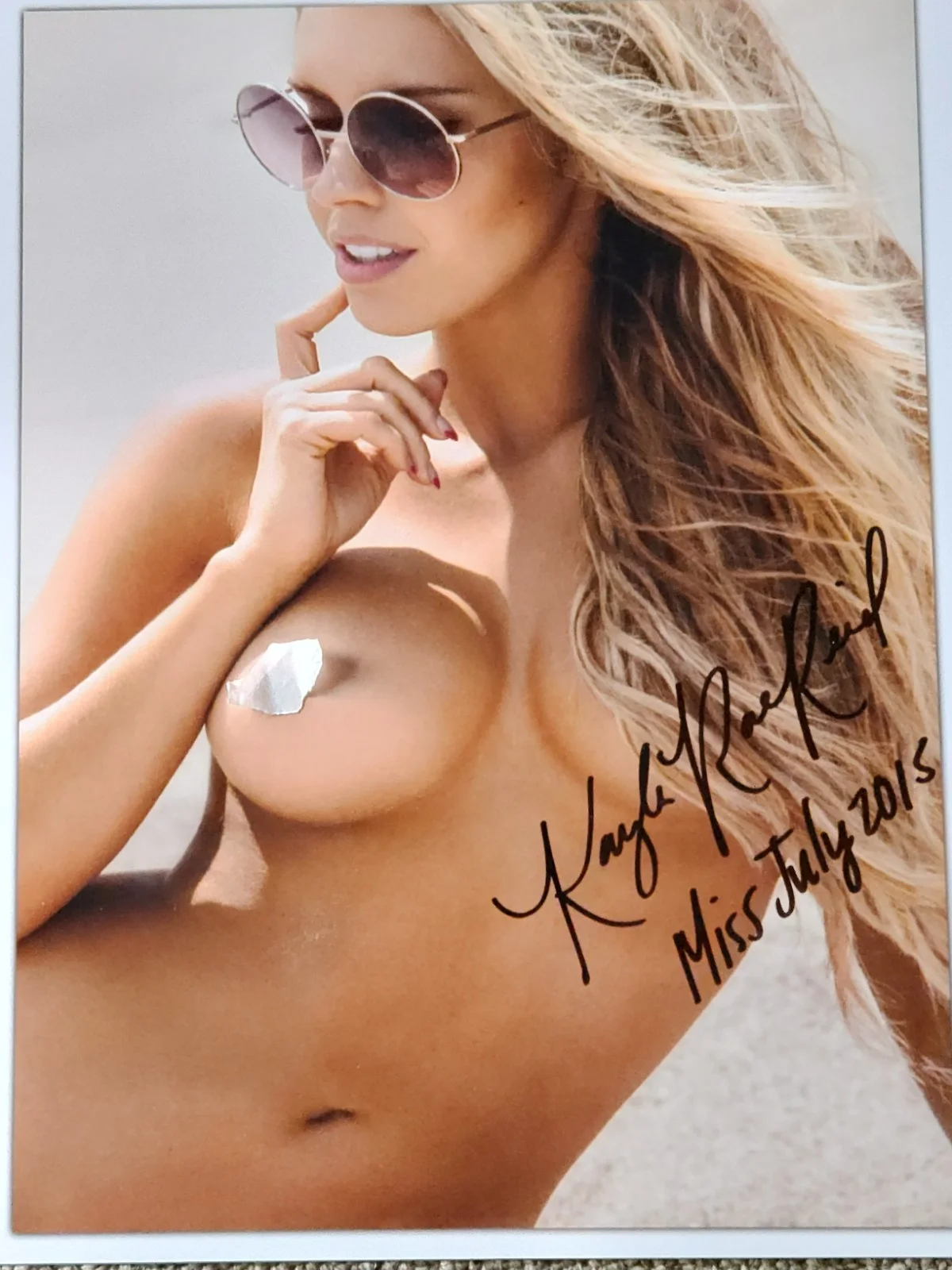 Lot Of Signed Autographed 8x10" Photograph AW Playboy Model Sexy fcq31, изображение 3