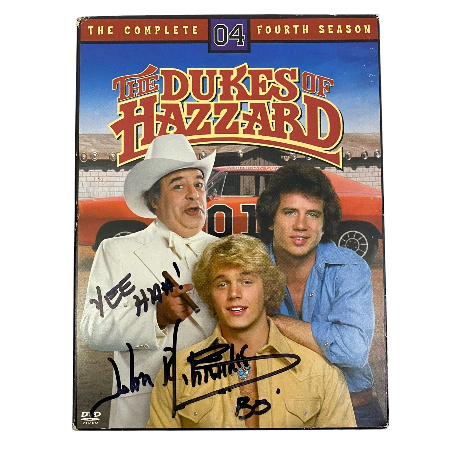 John R Schneider — John Schneider Signature on Dukes of Hazzard Complete 7 Season DVD Set BO Duke, изображение 2