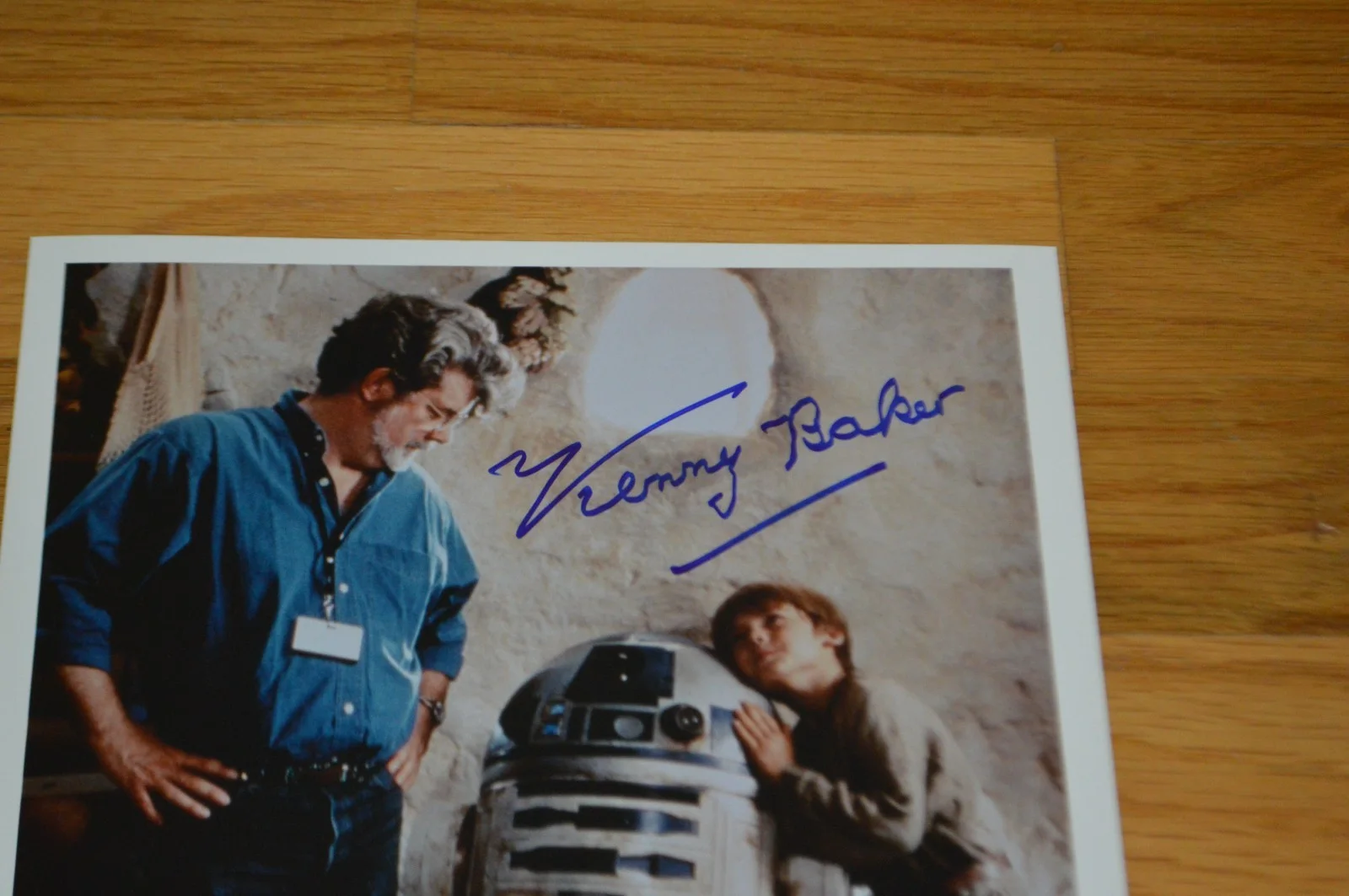 Kenny Baker — Kenny Baker Autographed 8x10 Color "Star Wars" Photo with JSA COA ~ R2-D2, image 3
