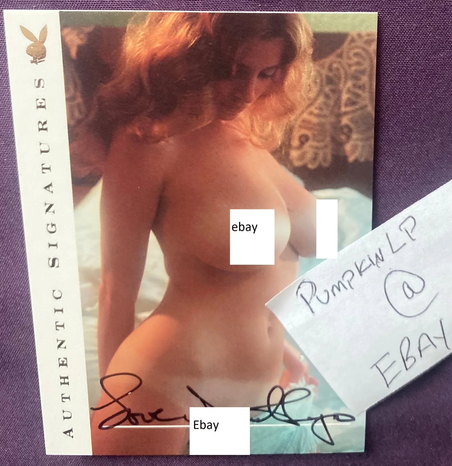Janet Lupo — RARE Janet Lupo Signed 2000 Playboy Playmates Of The Century Authentic Signature, изображение 2