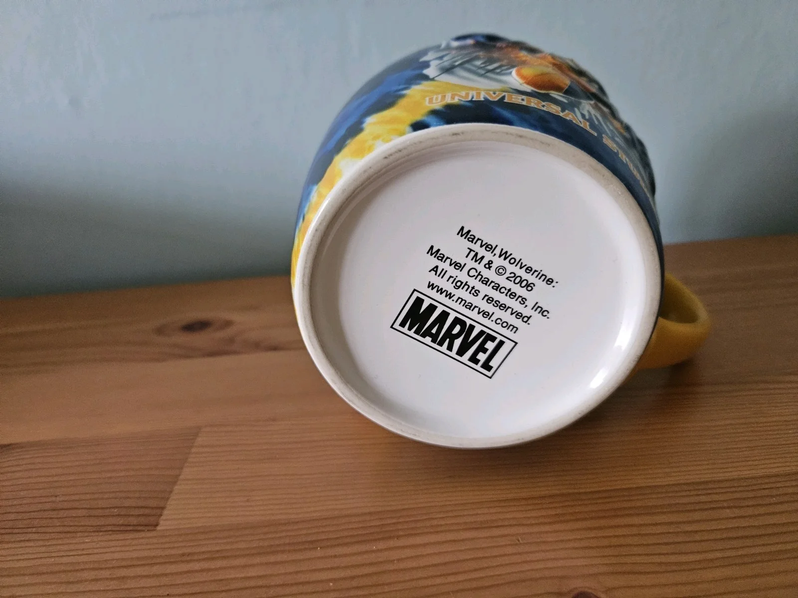 Marvel X-Men Wolverine 2006 Universal Studios Coffee Cup Mug Very Rare Gift?, image 4