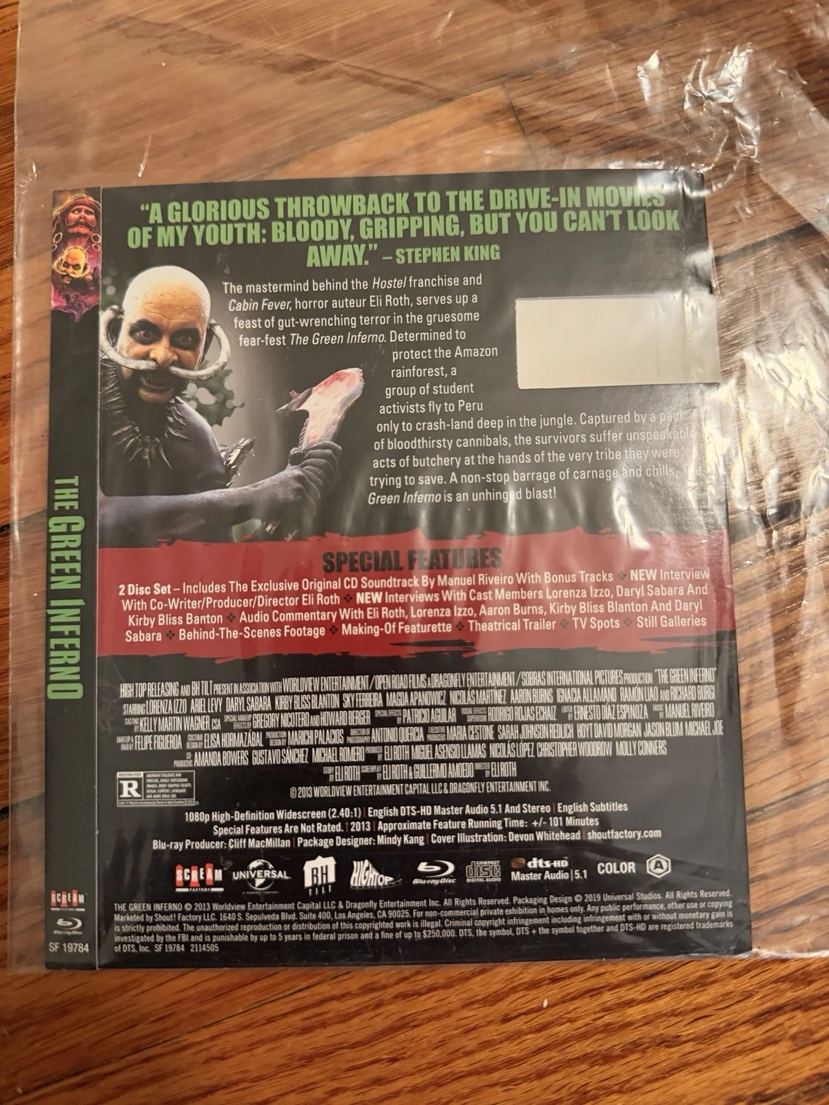 Green Inferno Signed (Slipcover Only) Scream Factory, изображение 2