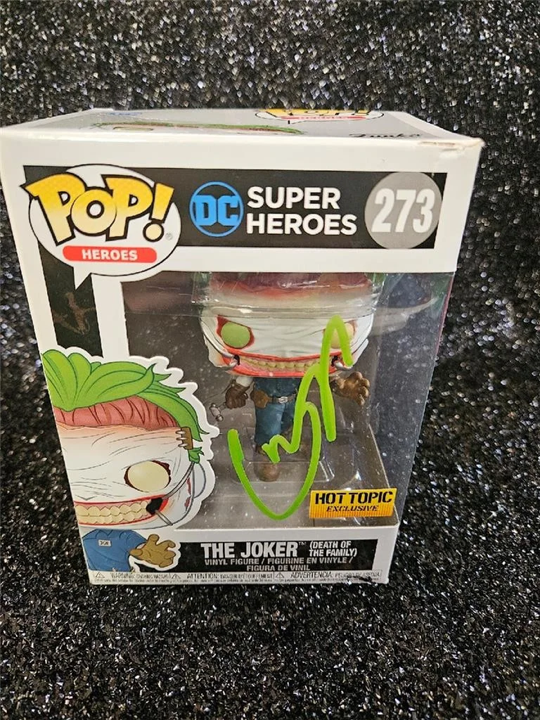 CAMERON MONAGHAN — CAMERON MONAGHAN HAND SIGNED AUTOGRAPHED FUNKO POP! 273 THE JOKER BATMAN W/COA, изображение 2