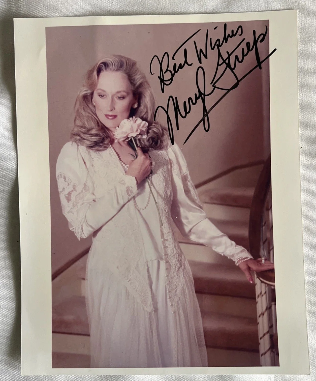 Meryl Streep — Meryl Streep 8 X 10 Autographed Photo Signed Best Wishes Meryl Streep, изображение 5