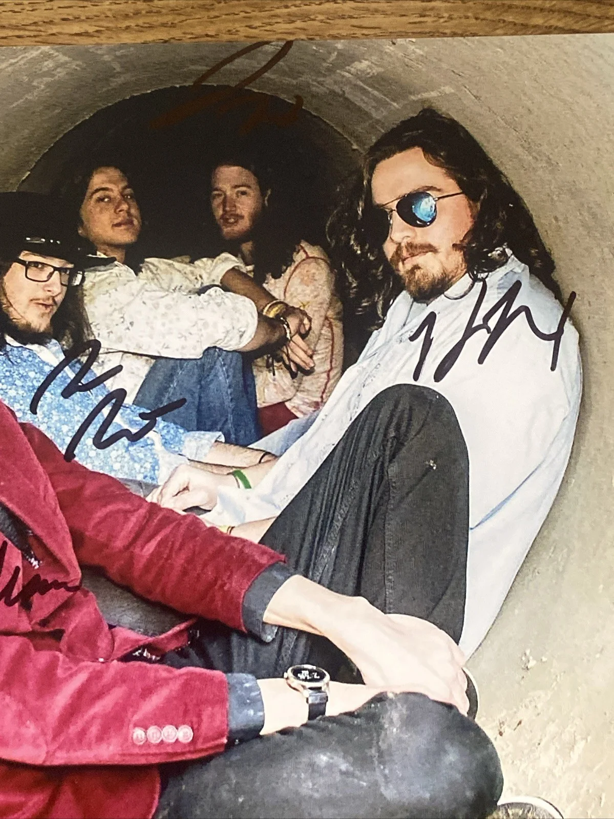 Brandon Coleman, John Hall, Drew Nix, Zach Richel — The Red Clay Strays Autographed 8x10 Photo Brandon Coleman +3 Band Members, изображение 3