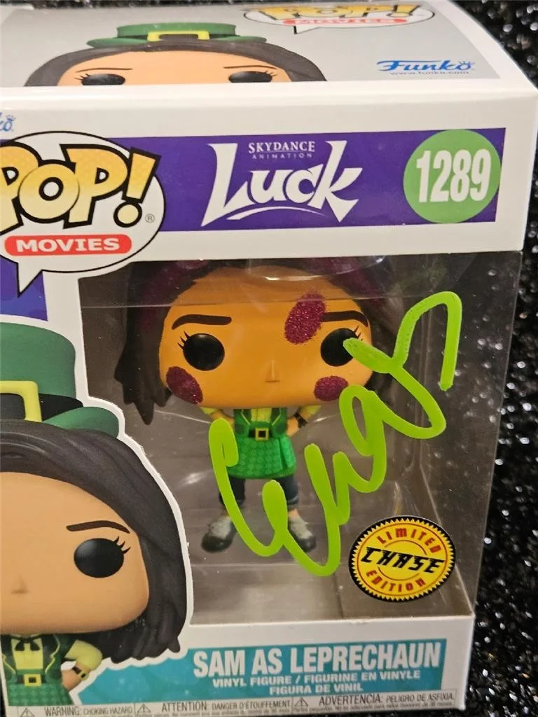 EVA NOBLEZADA — EVA NOBLEZADA HAND SIGNED AUTOGRAPHED FUNKO POP! LUCK SAM AS LEPRECHAUN W/ COA, изображение 2