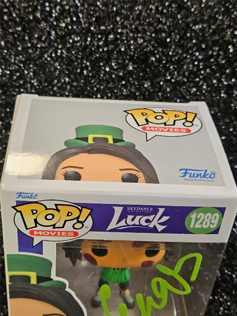 EVA NOBLEZADA — EVA NOBLEZADA HAND SIGNED AUTOGRAPHED FUNKO POP! LUCK SAM AS LEPRECHAUN W/ COA, изображение 3