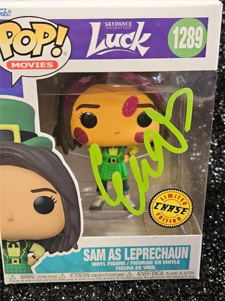 EVA NOBLEZADA — EVA NOBLEZADA HAND SIGNED AUTOGRAPHED FUNKO POP! LUCK SAM AS LEPRECHAUN W/ COA, изображение 4