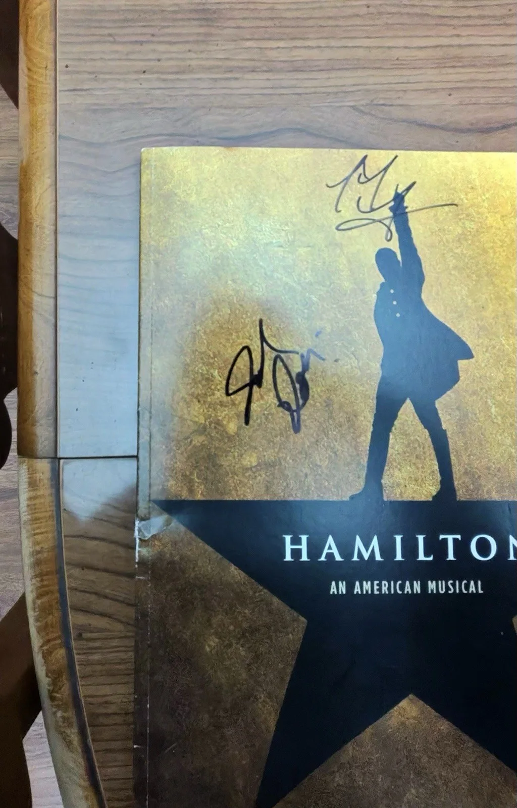 Hamilton Musical original cast signed autographed Book, image 2