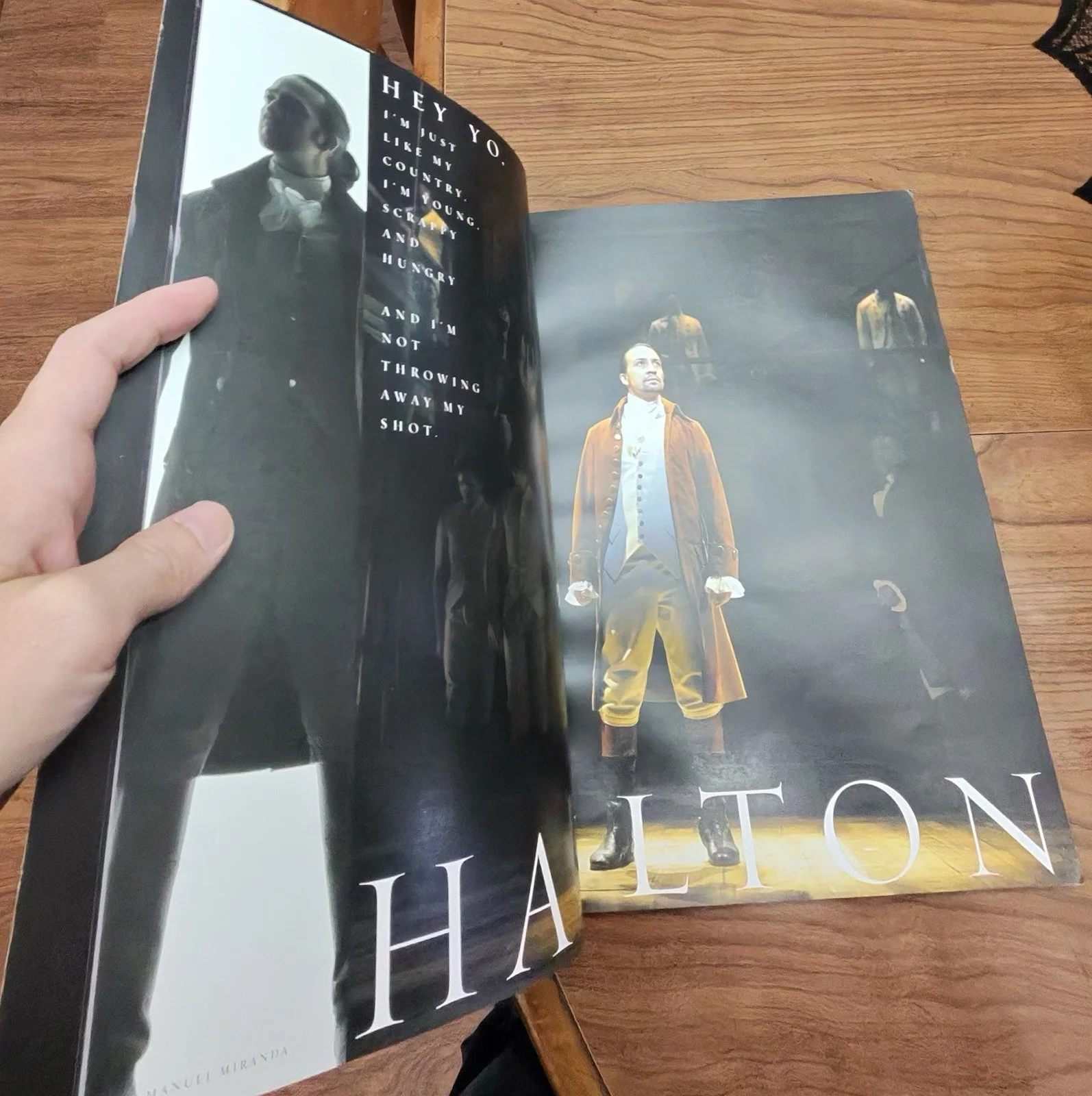 Hamilton Musical original cast signed autographed Book, image 5