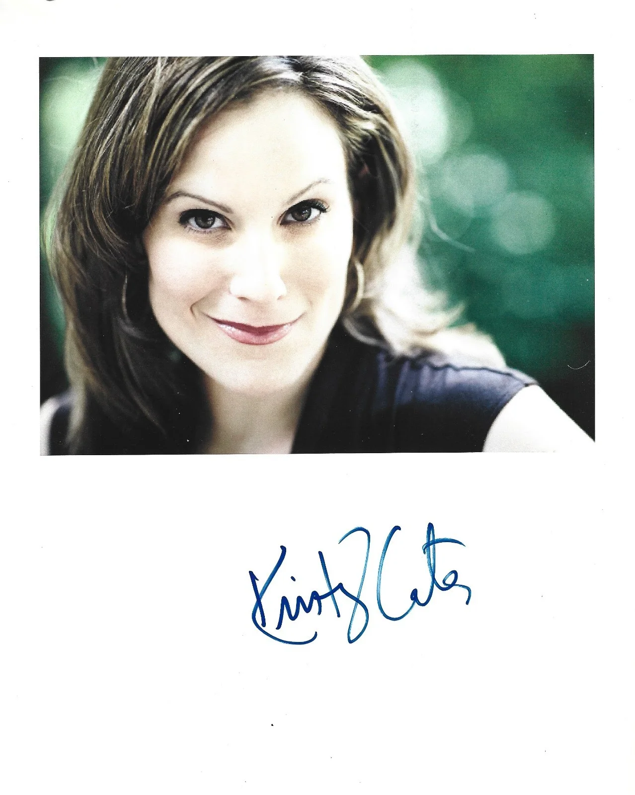 Kristy Cates — Kristy Cates hand SIGNED Photo #2 COA Autograph Broadway Wicked Charlie Factory