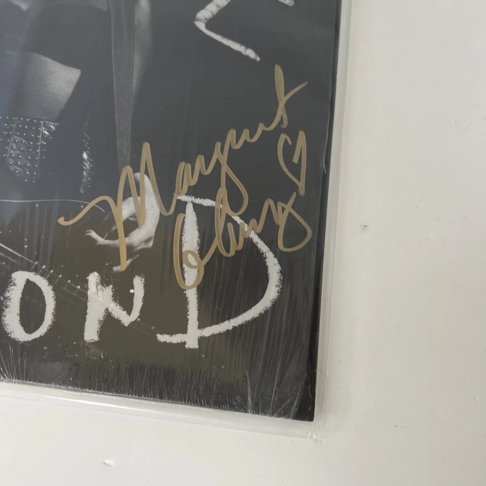 MARGARET GLASPY SIGNED Vinyl Echo The Diamond Cloudy Clear Autographed LP LE, изображение 2