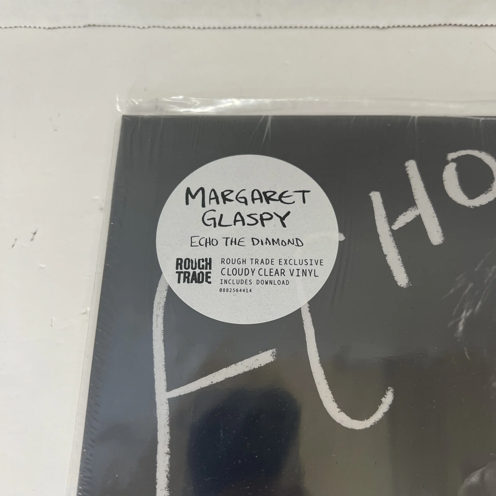 MARGARET GLASPY SIGNED Vinyl Echo The Diamond Cloudy Clear Autographed LP LE, изображение 3