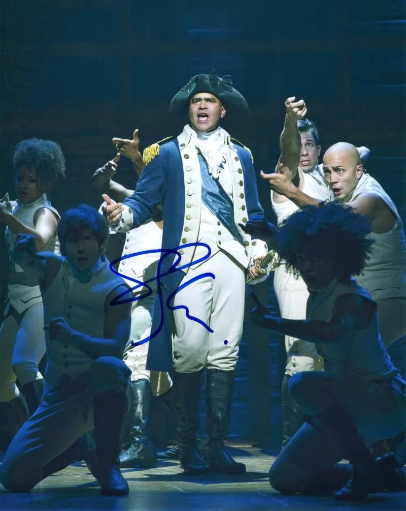 Christopher Jackson — Christopher Jackson Signed Autograph 8x10 Photo - Hamilton 's George Washington