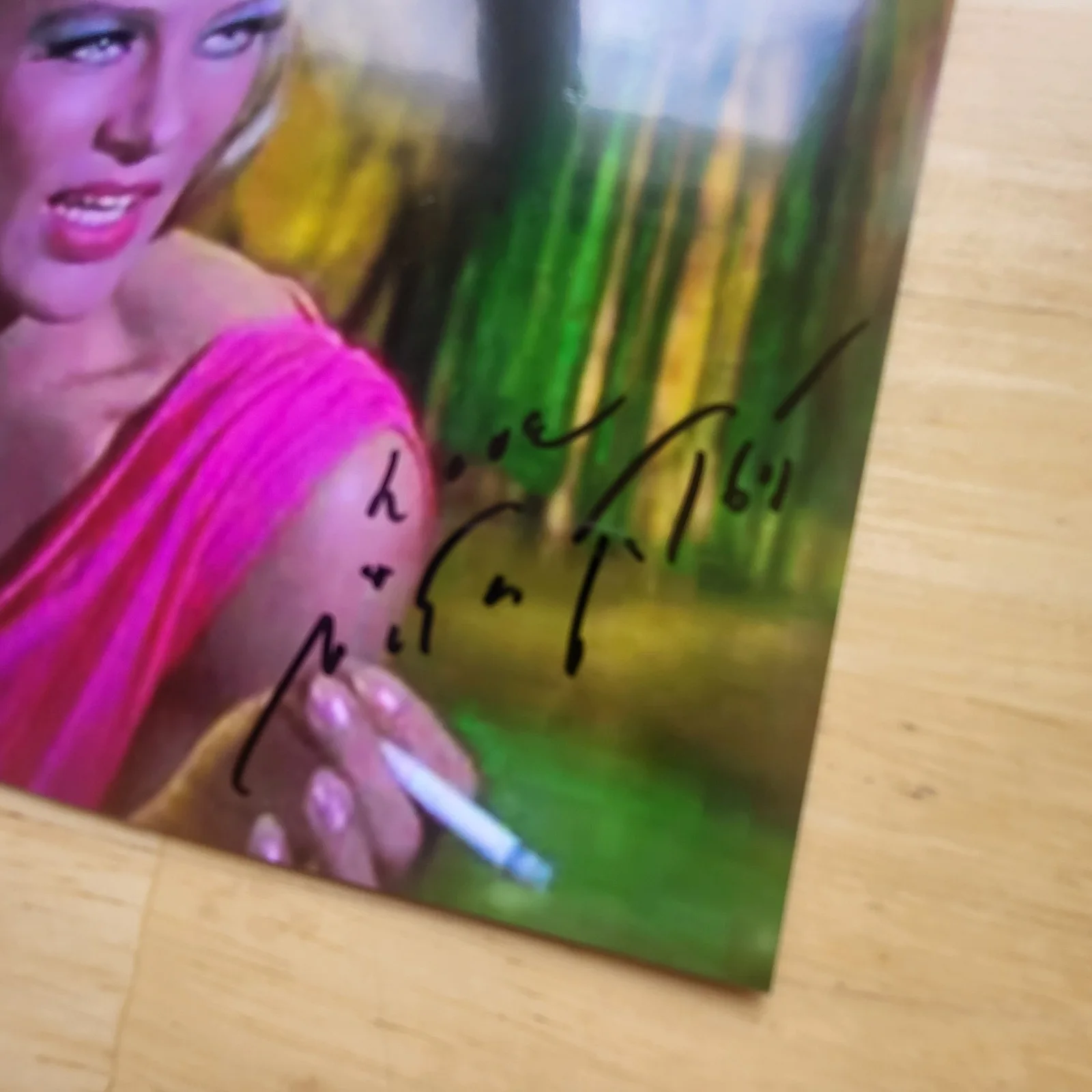 Nita Talbot — Nita Talbot Girl Happy Elvis Movie Hand Signed 4x6 Autograph A, изображение 2