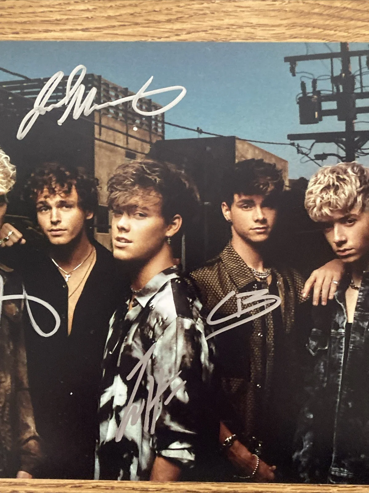 Why Don't We Autographed 8x10 Photo Daniel, Jonah, Corbyn, & Zach Pop Band, изображение 3