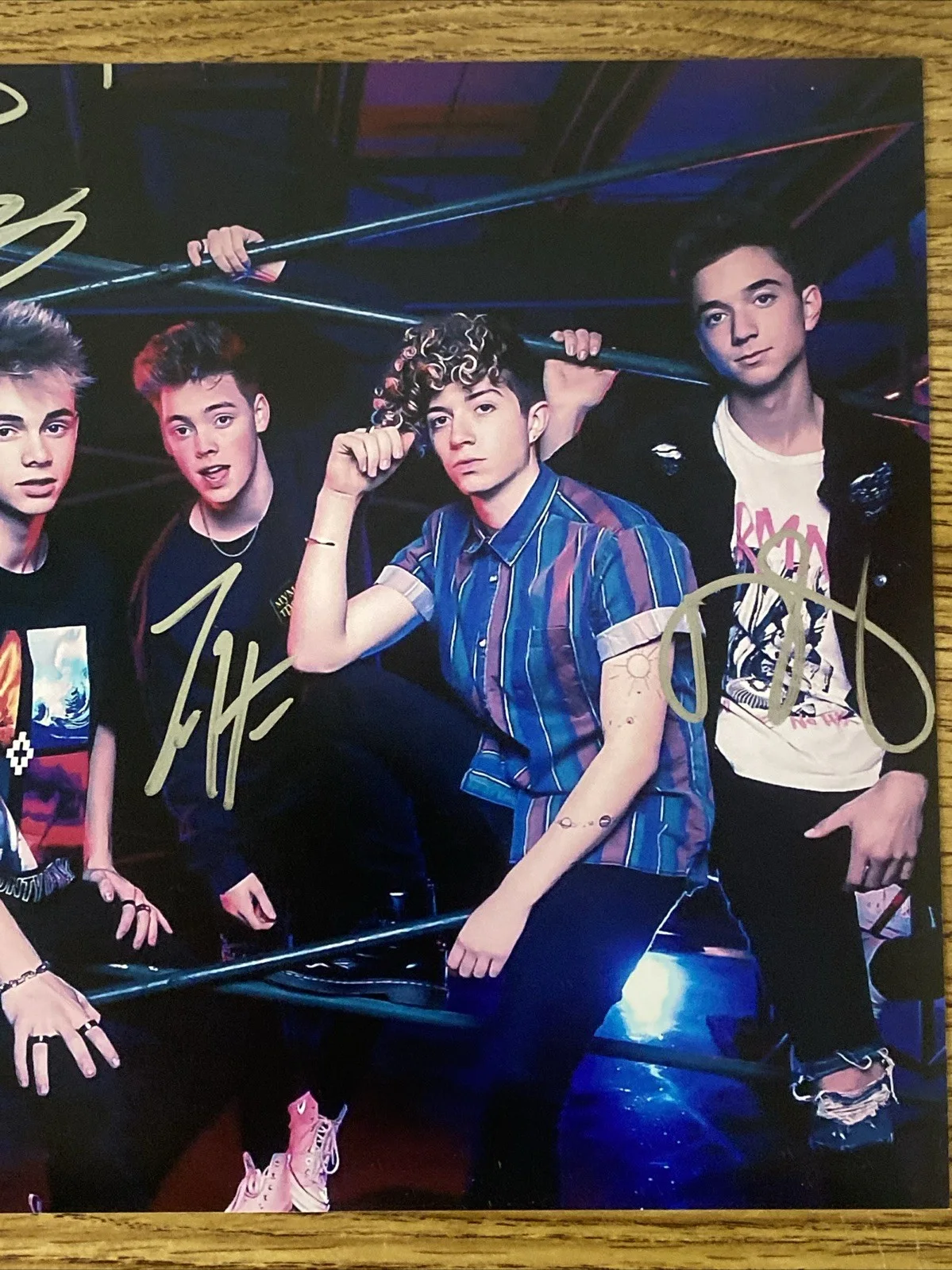 Why Don't We Autographed 8x10 Photo Daniel, Jonah, Corbyn, & Zach Pop Band, изображение 3