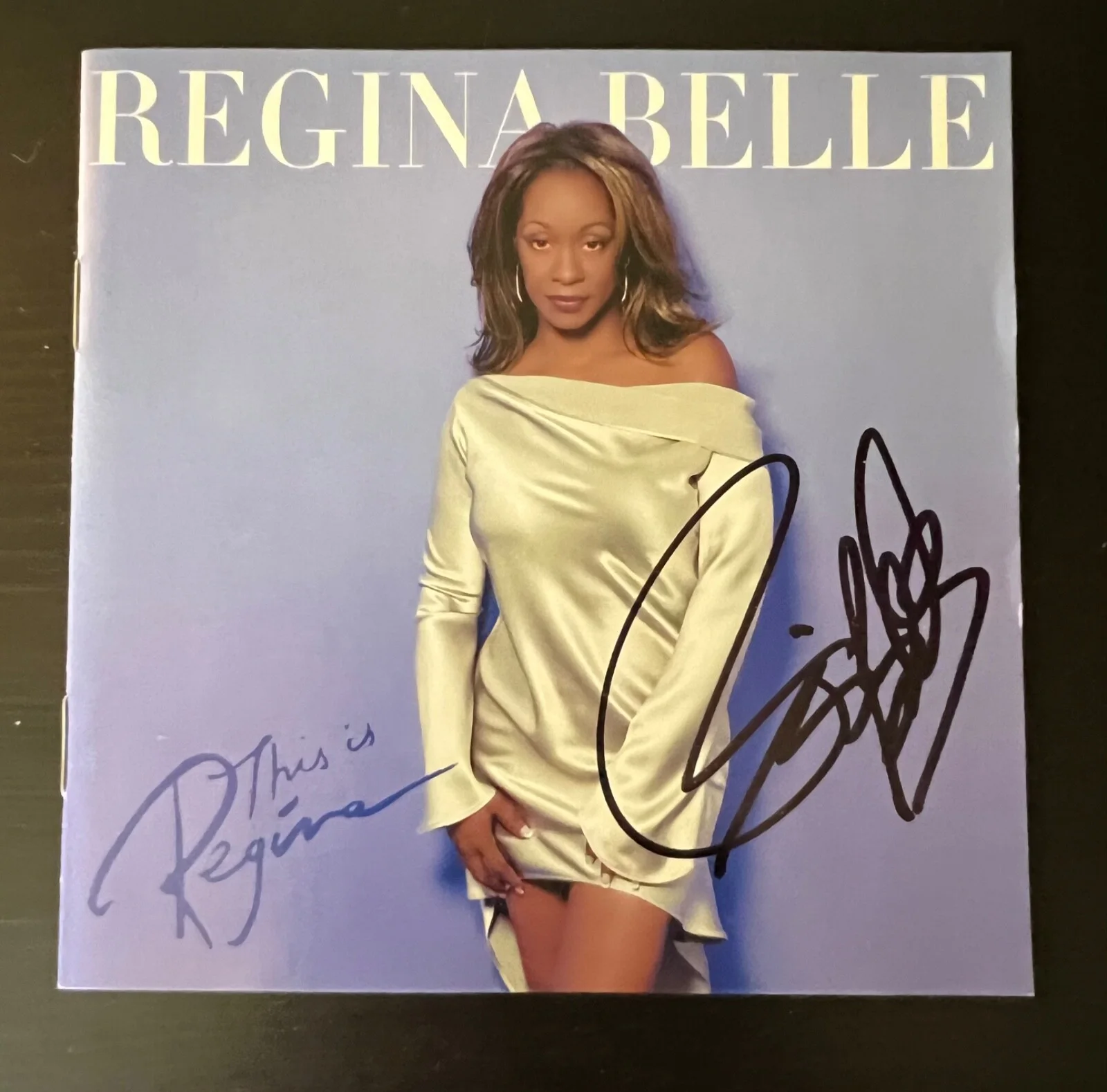 Regina Belle Autographed Signed This is Regina CD R&B Soul, image 2