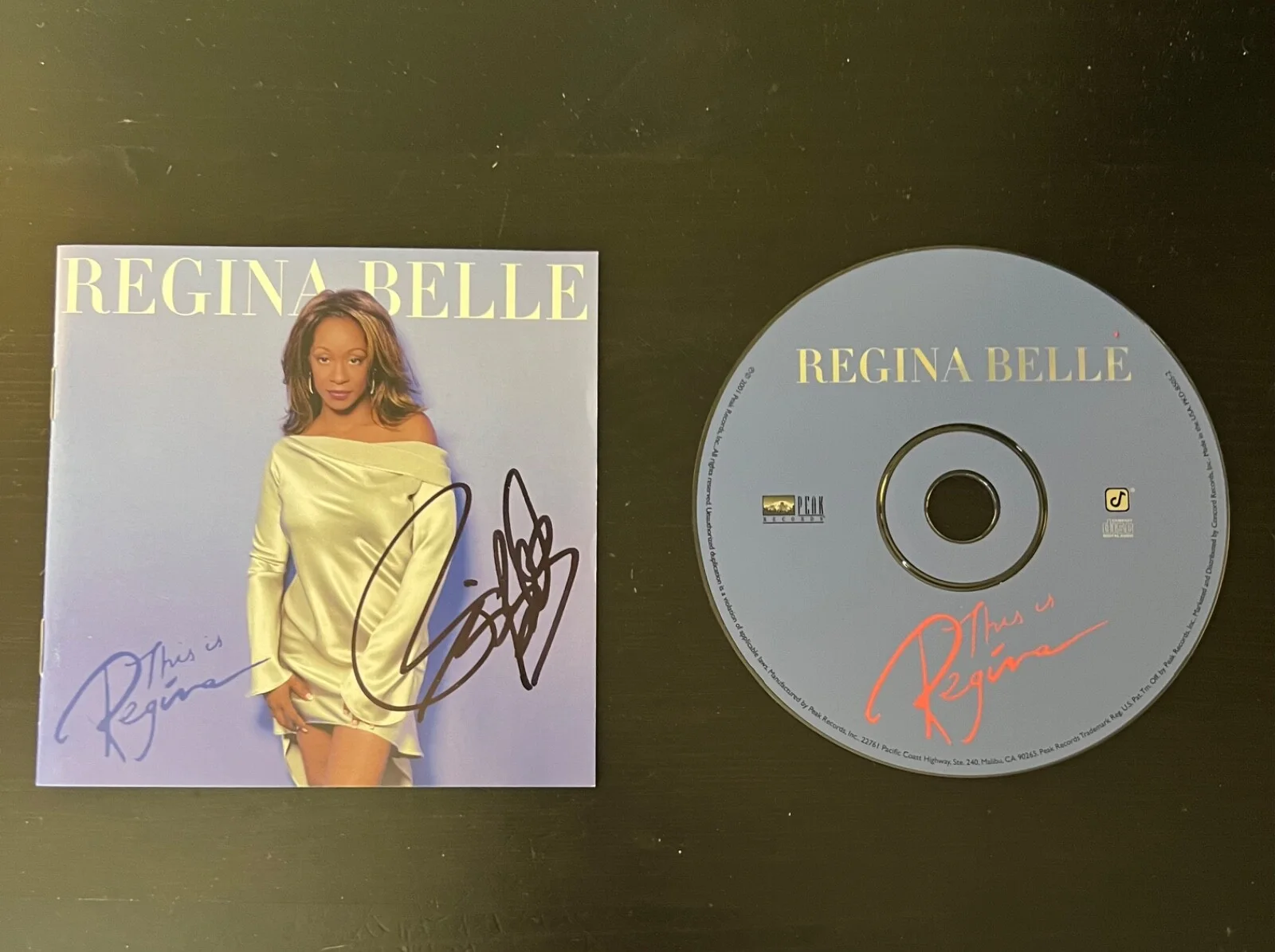 Regina Belle Autographed Signed This is Regina CD R&B Soul, image 4