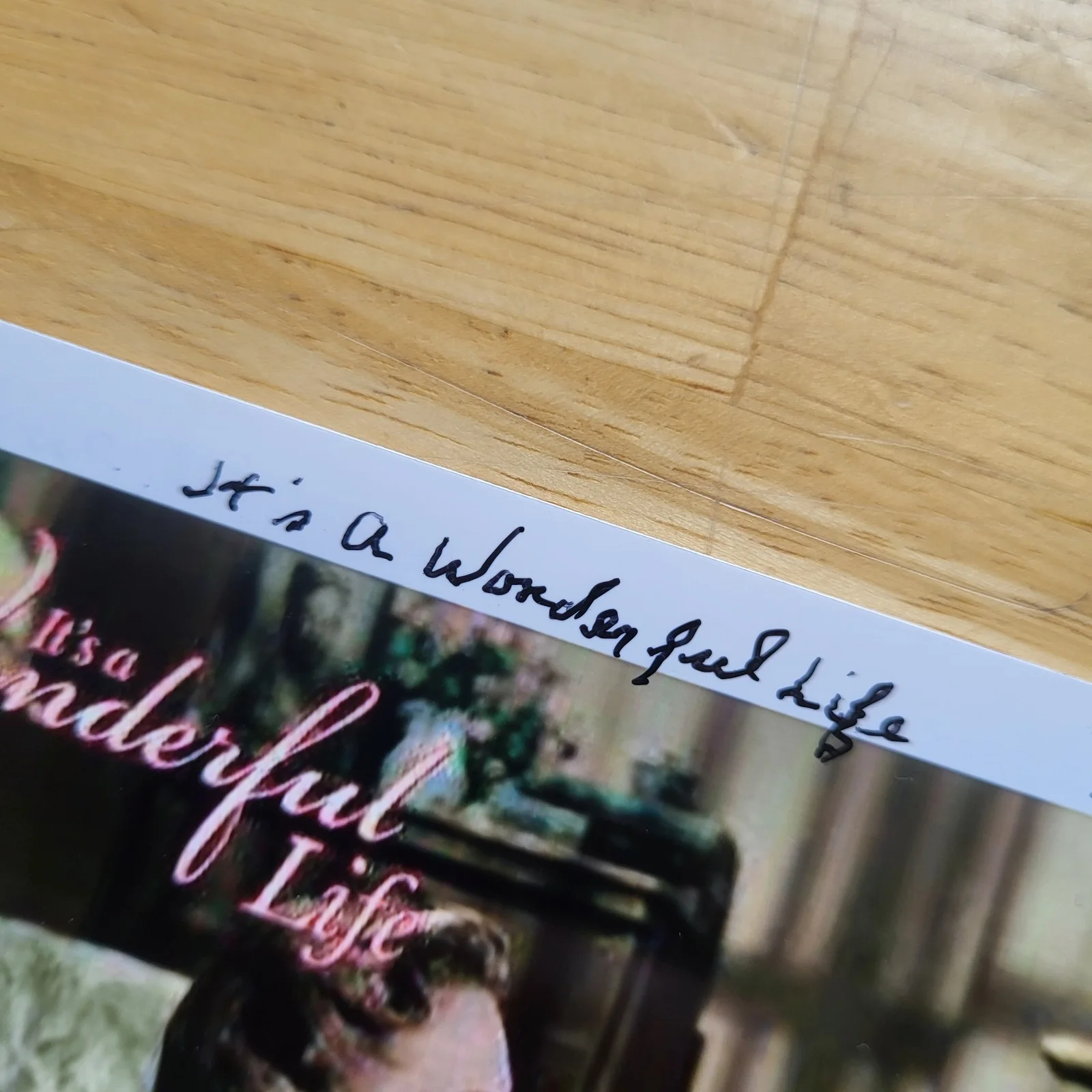 Don Collins — Don Collins It's A Wonderful Life Hand Signed 4x6 Autograph, изображение 2