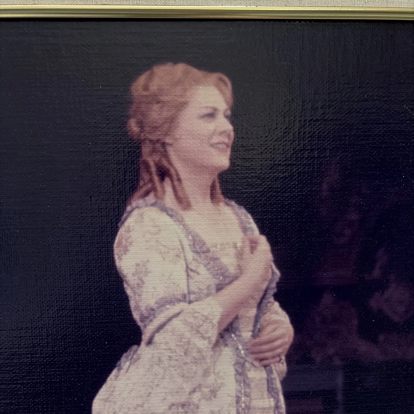 Rare Original Robert Cahen Renata Tebaldi Signed Art Opera Singer, image 3
