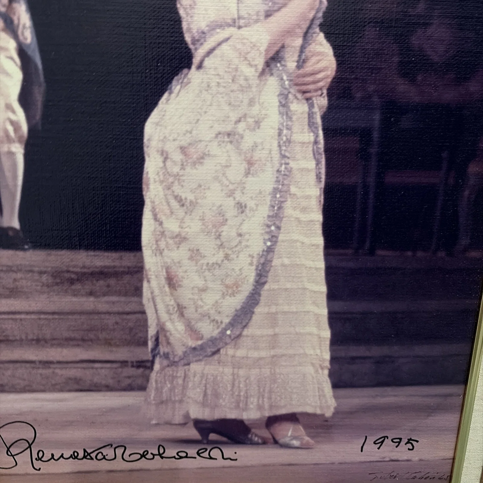 Rare Original Robert Cahen Renata Tebaldi Signed Art Opera Singer, image 4