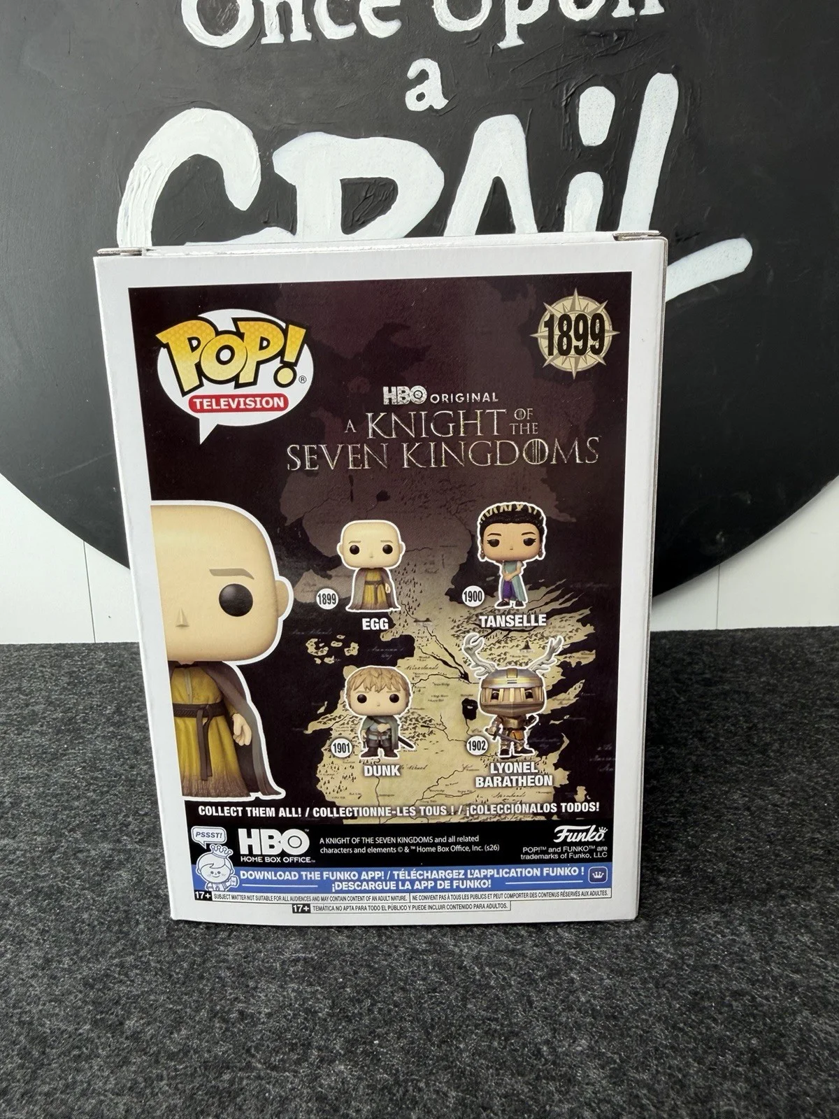 ACOA COA Signed Funko Pop! Egg A Knight Of The Seven Kingdoms Dexter Sol Ansell, image 4