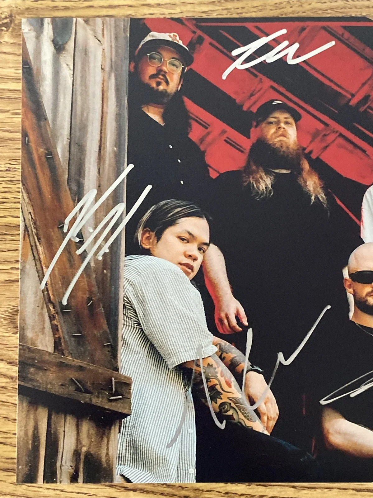 Knocked Loose Autographed 8x10 Photo Isaac, Kevin, Pacsun, Nicko, image 2