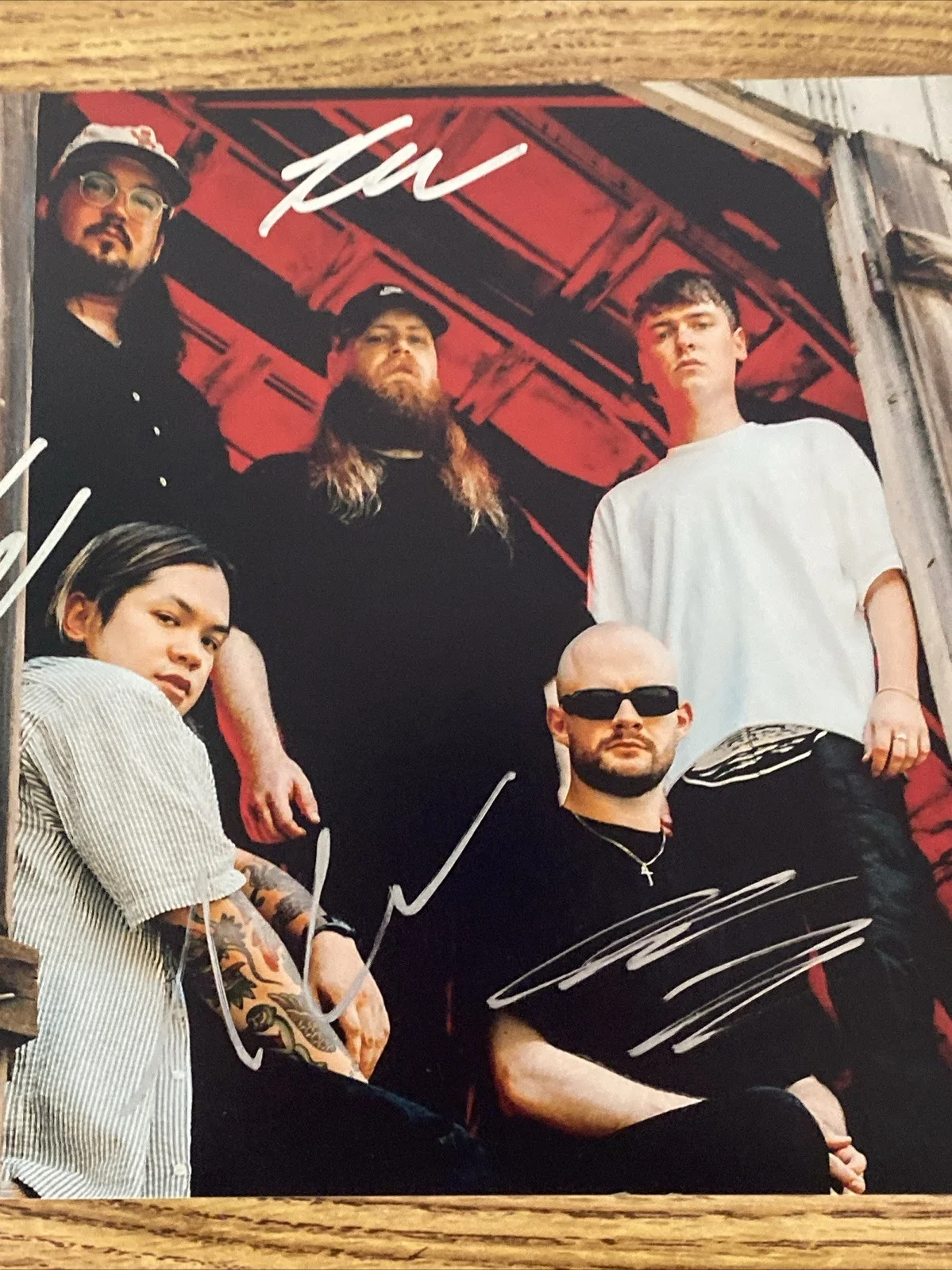 Knocked Loose Autographed 8x10 Photo Isaac, Kevin, Pacsun, Nicko, image 3