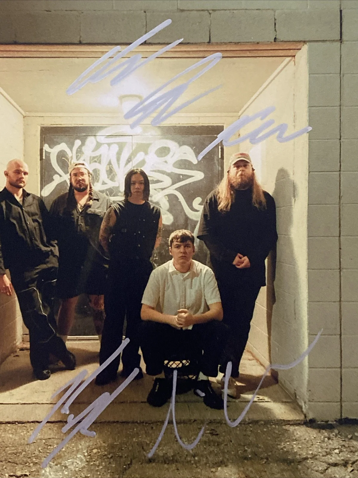 Knocked Loose Autographed 8x10 Photo Isaac, Kevin, Pacsun, Nicko, изображение 2